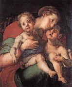 Madonna and Child with the Young St John, Jacopo Pontormo